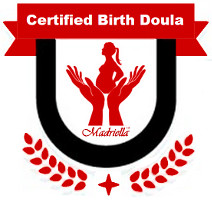 Certified birth doula badge